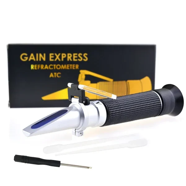 Salinity & Brix Refractometer with Triple Scale and ATC for Density Measurement - Image 9