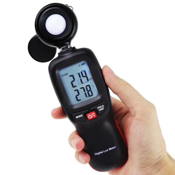 Handheld Light Meter with Bluetooth for Digital Illuminance and Lumens - Image 9