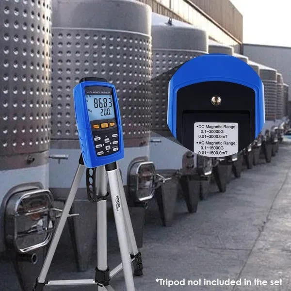 AC / DC Gaussmeter for Magnetic Field Strength Teslameter - Image 9