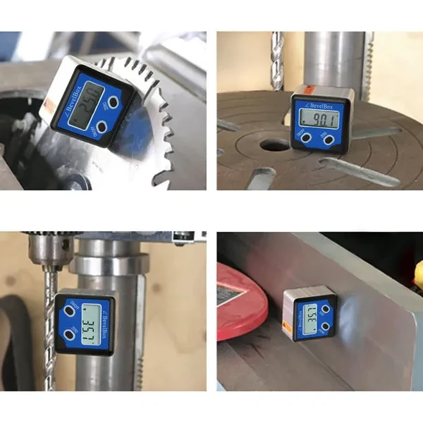 Digital 360° (±180°) Bevel Box/Inclinometer with Magnets - Image 2