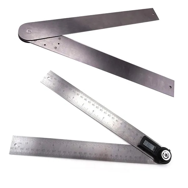 Digital 2-in-1 Angle Finder Meter/Protractor Ruler, 360° 600mm - Image 3