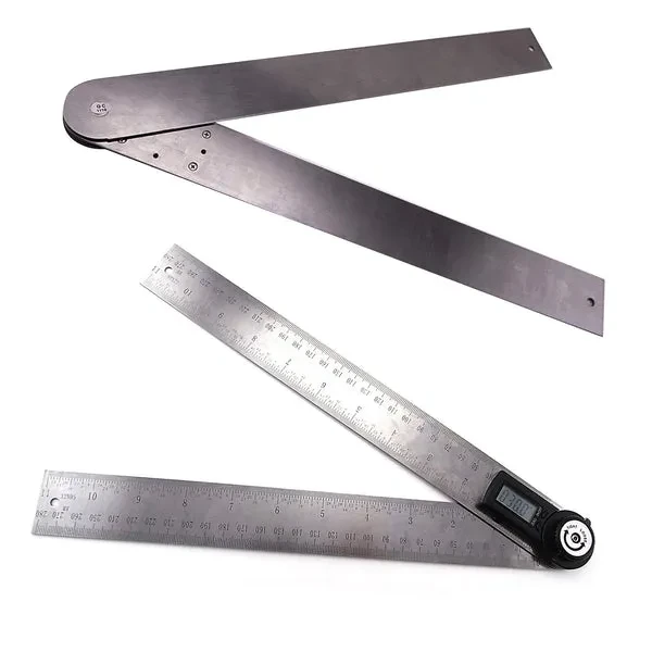 Digital 2-in-1 Angle Finder Meter/Protractor Ruler, 360° 600mm - Image 3