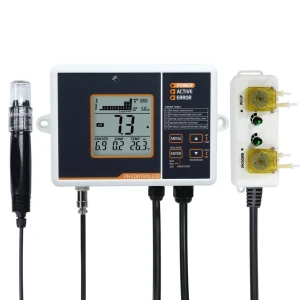 Dual Relay Digital pH Controller with Temperature Compensation