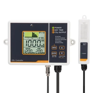 CO2 Controller & Monitor, Auto Detect Day/Night for Carbon Dioxide