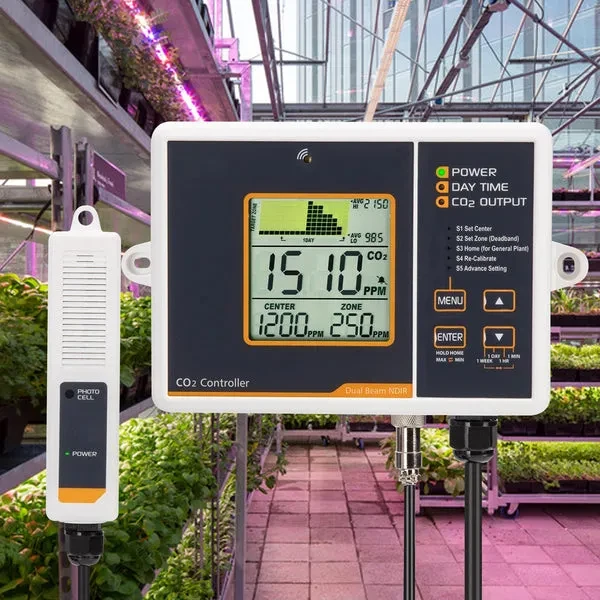 CO2 Controller & Monitor, Auto Detect Day/Night for Carbon Dioxide - Image 3