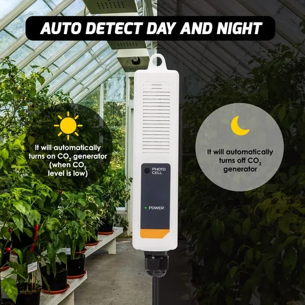 CO2 Controller & Monitor, Auto Detect Day/Night for Carbon Dioxide - Image 9