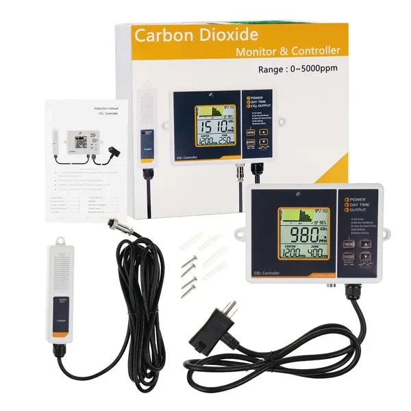 CO2 Controller & Monitor, Auto Detect Day/Night for Carbon Dioxide - Image 11