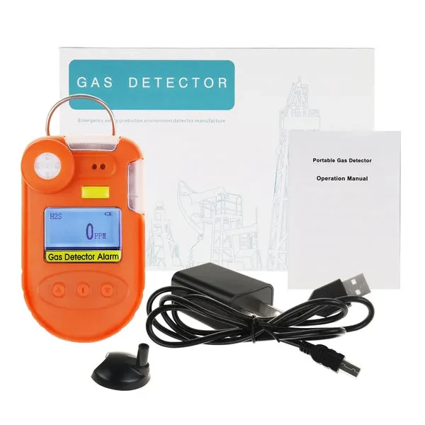 Portable Hydrogen Sulfide Gas Detector (H₂S) 1500 Record Alarm - Image 7