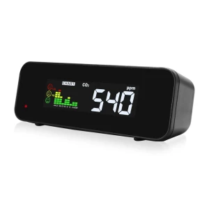 Carbon Dioxide CO2 Monitor (0-5000ppm, Large Colored LED)