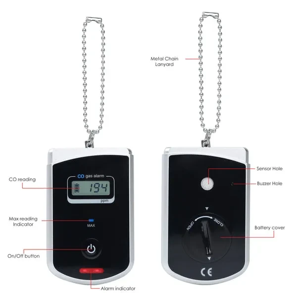 Travel Carbon Monoxide Mini Detector for Vehicles - Image 6