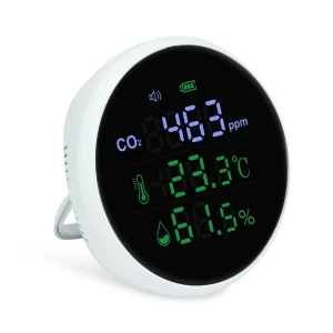 Wall-Mount Indoor Air Quality Monitor with CO2 Detection