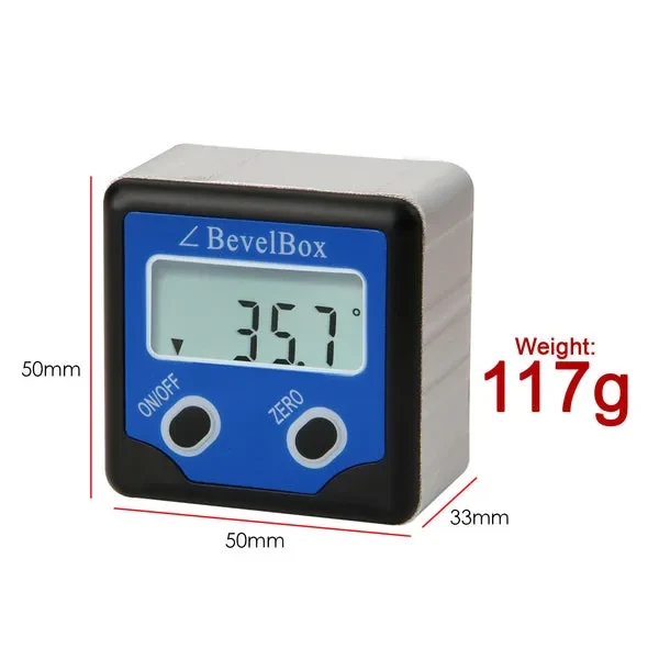Digital 360° (±180°) Bevel Box/Inclinometer with Magnets - Image 8