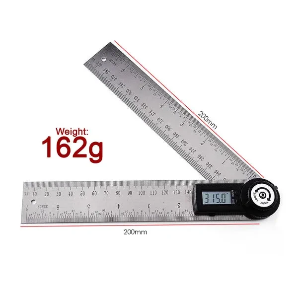 Digital 2-in-1 Angle Finder Meter/Protractor Ruler, 360° 400mm - Image 4