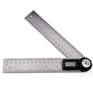 Digital 2-in-1 Angle Finder Meter/Protractor Ruler, 360° 400mm