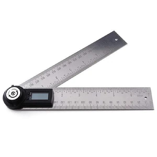 Digital 2-in-1 Angle Finder Meter/Protractor Ruler, 360° 400mm - Image 9