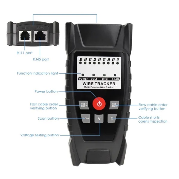 Network Cable Tester and Wire Tracker for Professional Use - Image 5