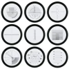 Magnifier Scale Loupe with 10x Magnification and 8 LED Lights + 9 Reticles - Image 3