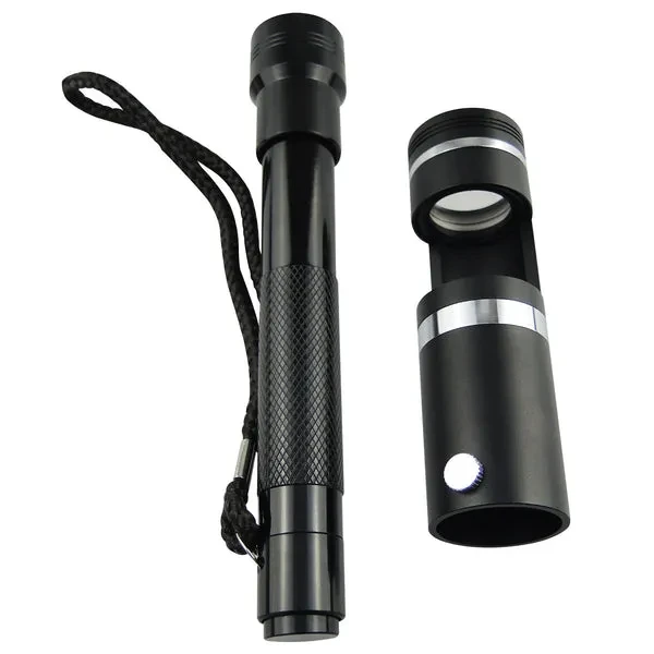 10x 18mm Handheld Darkfield Loupe with Flashlight