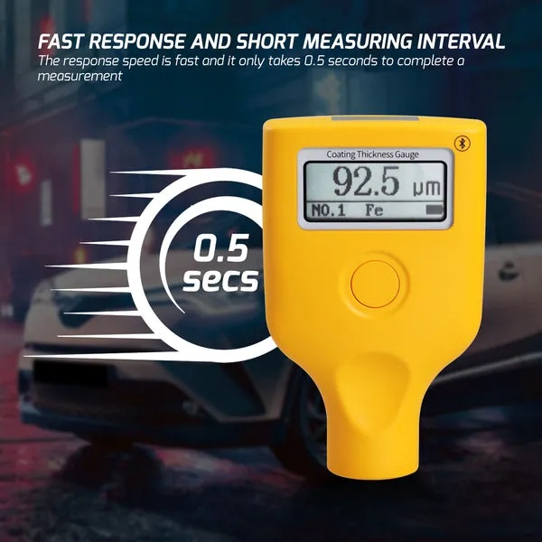 Paint Thickness Meter Mil Coating Depth Gauge Tester with Fe/N - Image 3