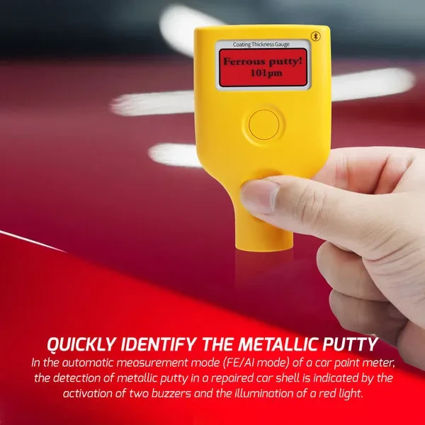 Paint Thickness Meter Mil Coating Depth Gauge Tester with Fe/N - Image 5