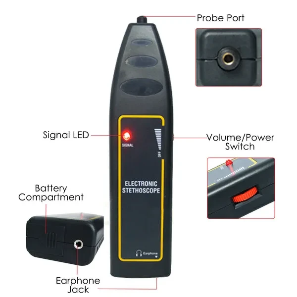 Electronic Stethoscope Car Truck Automotive Noise Sensor Finder - Image 7