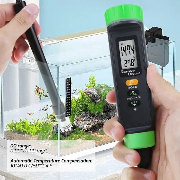 Digital Rechargeable DO Meter Dissolved Oxygen Tester with Floating Probe - Image 3