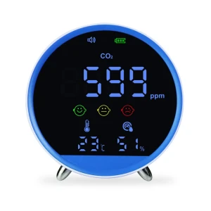 CO2 Monitor for Indoor Air Quality with Temperature Display