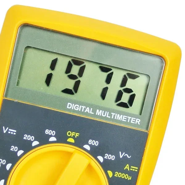 Digital Multimeter ACV/DCV, DC Current Diode Battery Test Meter - Image 6