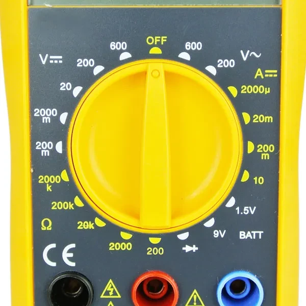 Digital Multimeter ACV/DCV, DC Current Diode Battery Test Meter - Image 7