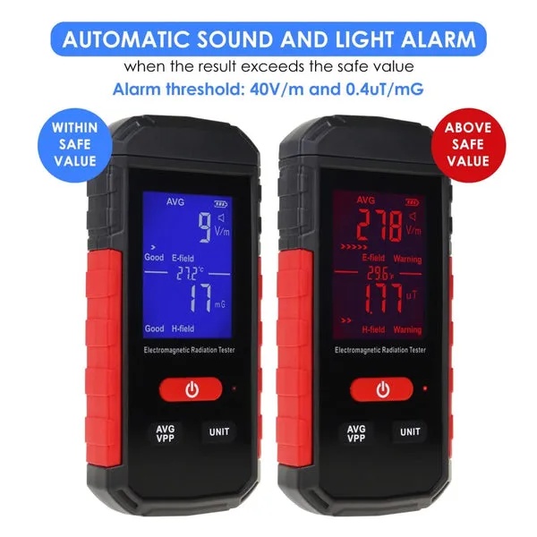 Handheld EMF Meter Electromagnetic Radiation Detector (5Hz~3.5G) - Image 2