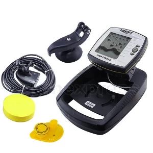 2-in-1 Wired/Wireless Fish Finder, 100m Wired/40m Wireless, with Bottom Contour