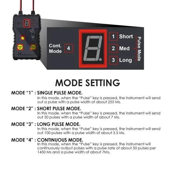 Professional Fuel Injector Tester DIY Diagnosis Kit - Image 5