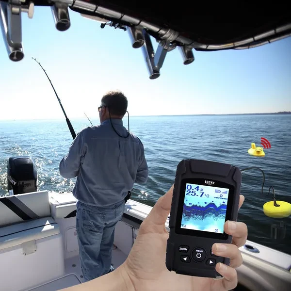 2-in-1 Rechargeable Wired 100m Wireless 40m Fish Finder with Sensor - Image 4