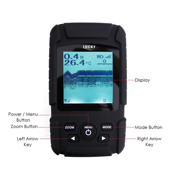 2-in-1 Rechargeable Wired 100m Wireless 40m Fish Finder with Sensor - Image 10