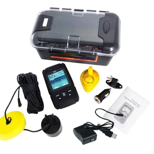 2-in-1 Rechargeable Wired 100m Wireless 40m Fish Finder with Sensor - Image 12