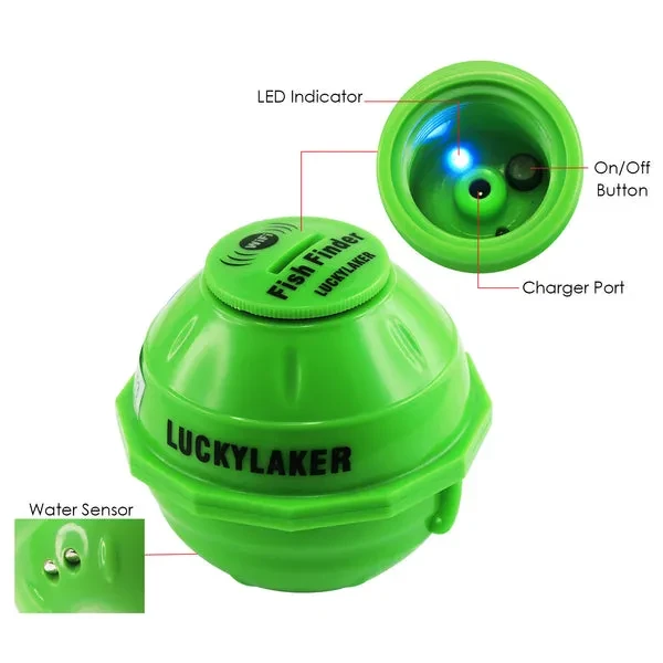 Wireless 50M WIFI Fishfinder Sonar for iPhone, iPad, iOS, Android - Image 9