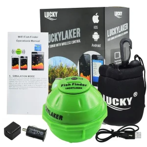 Wireless 50M WIFI Fishfinder Sonar for iPhone, iPad, iOS, Android