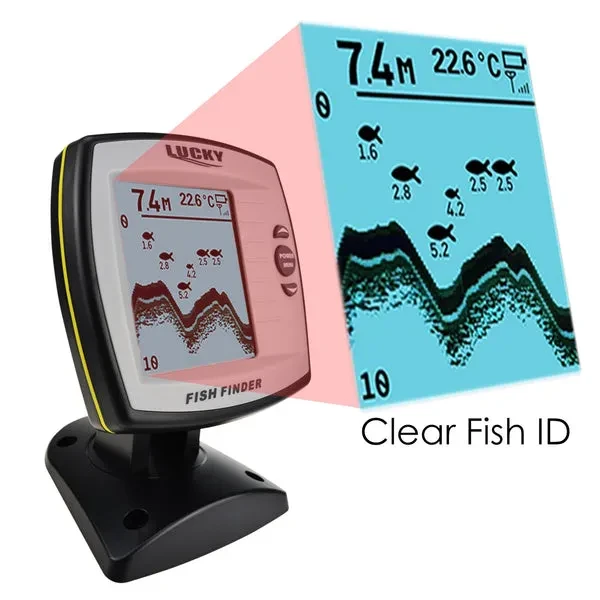 Advanced Fish Finder with Depth Sounder Transducer (328ft/100m) - Image 4