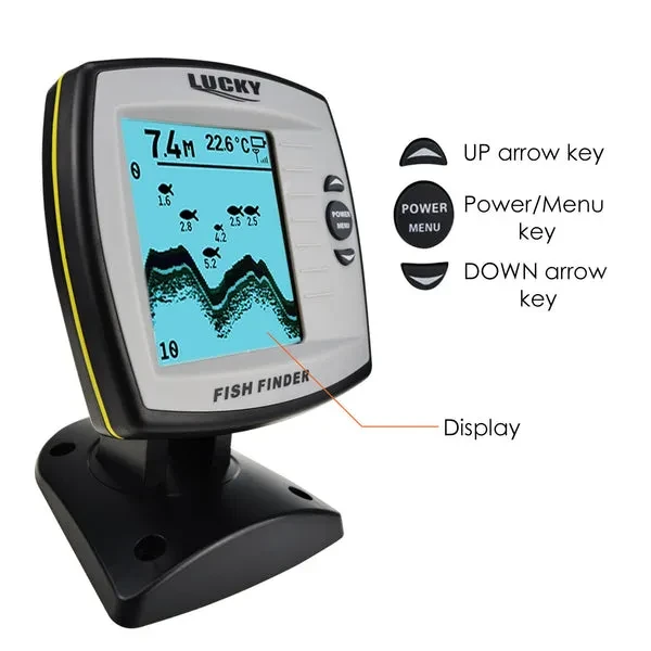 Advanced Fish Finder with Depth Sounder Transducer (328ft/100m) - Image 5