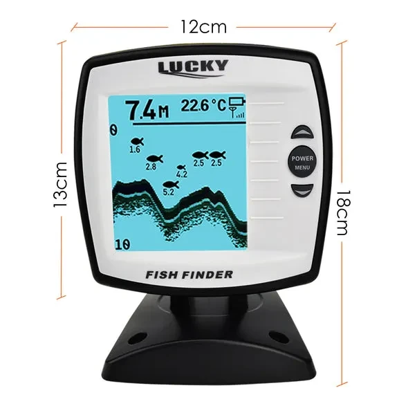 Advanced Fish Finder with Depth Sounder Transducer (328ft/100m) - Image 2