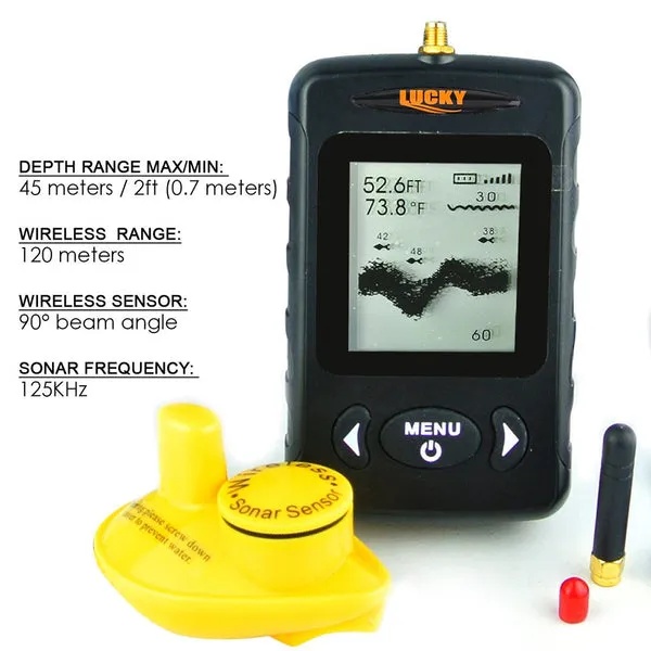 Portable Wireless Fish Finder Locator with 45m (135ft) Detection Range - Image 11
