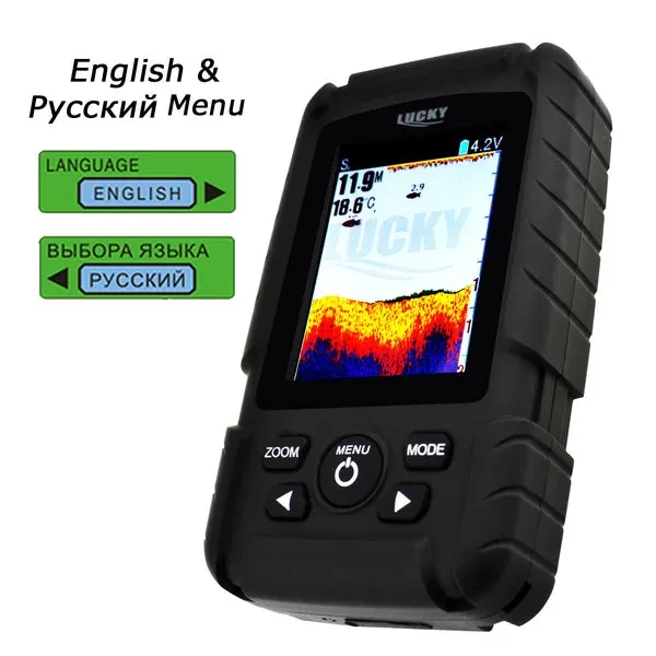 2-in-1 LUCKY Fishfinder Wireless/Wired Sensor (English/Russian) - Image 7