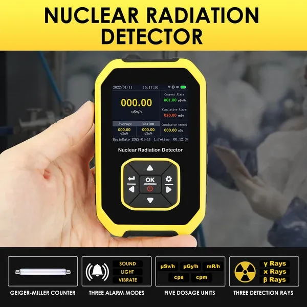 Geiger Counter Nuclear Radiation Detector Handheld Dosimeter - Image 4