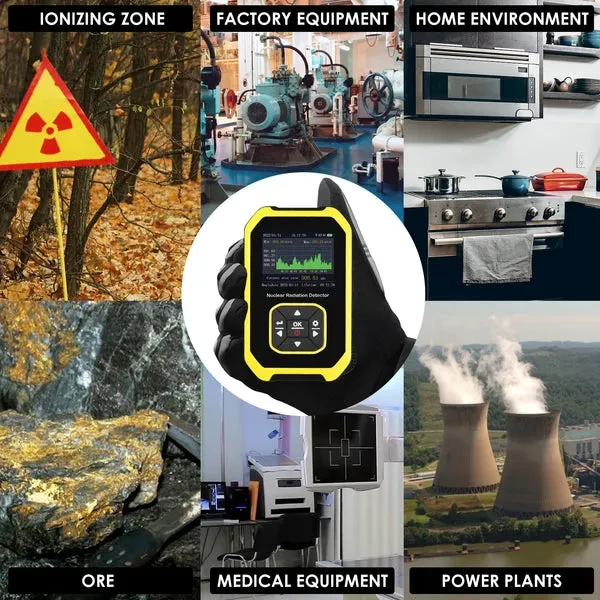 Geiger Counter Nuclear Radiation Detector Handheld Dosimeter - Image 8