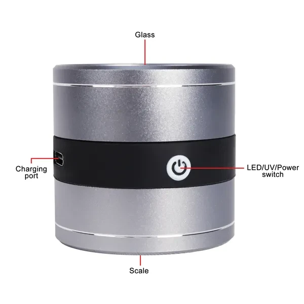 Metal Optical Magnifying Glass for Jewelers (10x Magnification) - Image 7