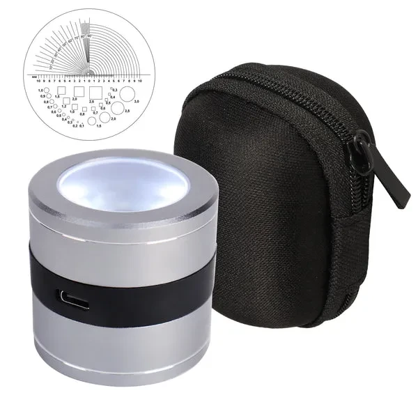 Metal Optical Magnifying Glass for Jewelers (10x Magnification) - Image 4