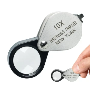 10x Magnification Hasting Jewelry Mini Loupe Optical Glass