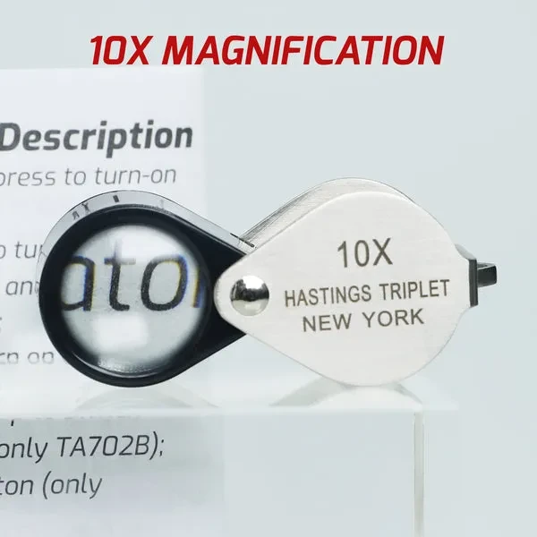 10x Magnification Hasting Jewelry Mini Loupe Optical Glass - Image 3