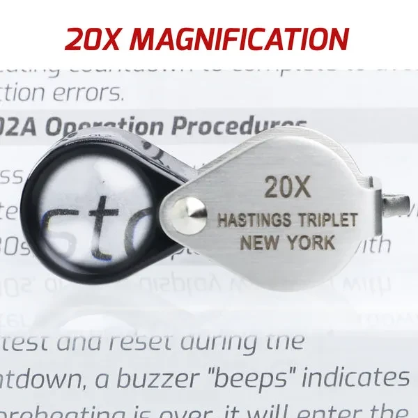 20x Magnification Hasting Jewelry Mini Loupe with Optical Glass - Image 3