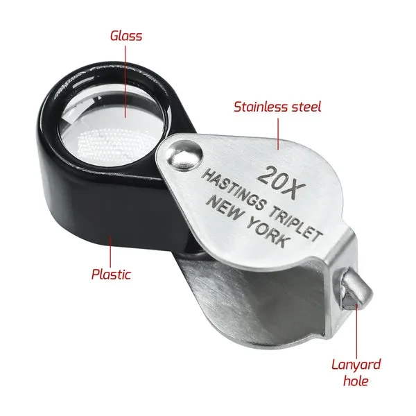 20x Magnification Hasting Jewelry Mini Loupe with Optical Glass - Image 7